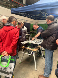 Sierra circular de mesa batería CSC SYS 50 EBI