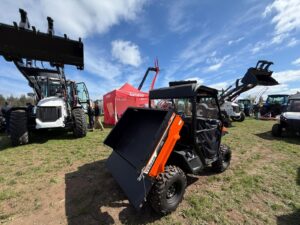 Vehículo UTV de Corvus expuesto en el stand de Torneiro, en Magreco